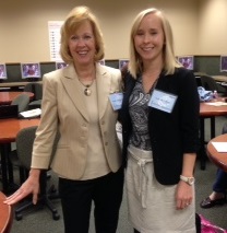 Crystal (left) and her daughter.